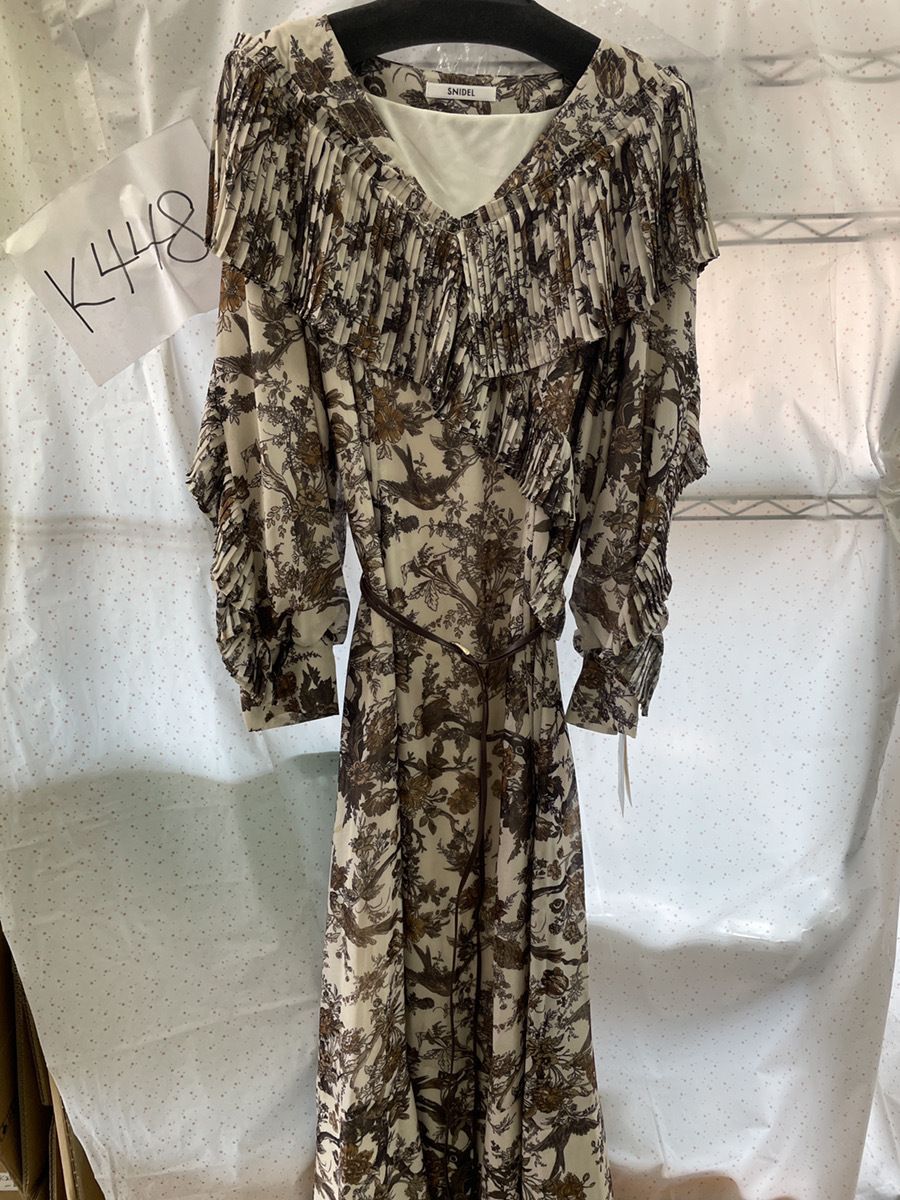 スナイデル] ベルト付きプリーツフリルワンピ SWFO225039 レディース M  