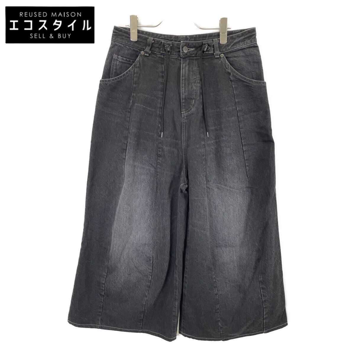 needles ニードルズ QV159 ﾌﾞﾗｯｸ H.D. BUGGY PANT 12ozﾃﾞﾆﾑﾊﾟﾝﾂ 1