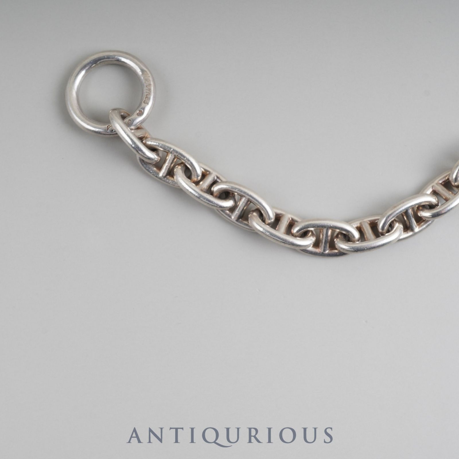 HERMES 70's 筆記体 シェーヌダンクル MM 16コマ 925 エルメス ブレスレット シェーヌダンクル MM 16コマ SV925 筆記