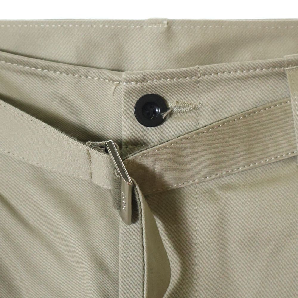 Sacai (サカイ) 25SS Cotton Chino Pants ベルテッドコットン