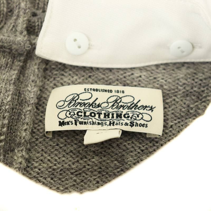 英国製 Brooks Brothers シェットランド ウール セーター ニット 古着 70s Scotland製 Brooks Brothers 上質 シェットランド