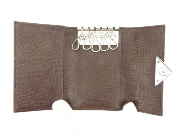 【美品】 356 PRADA プラダ キーケース PRADA/プラダ 5連キーケース ユニセックス/ITALY製 - メルカリ