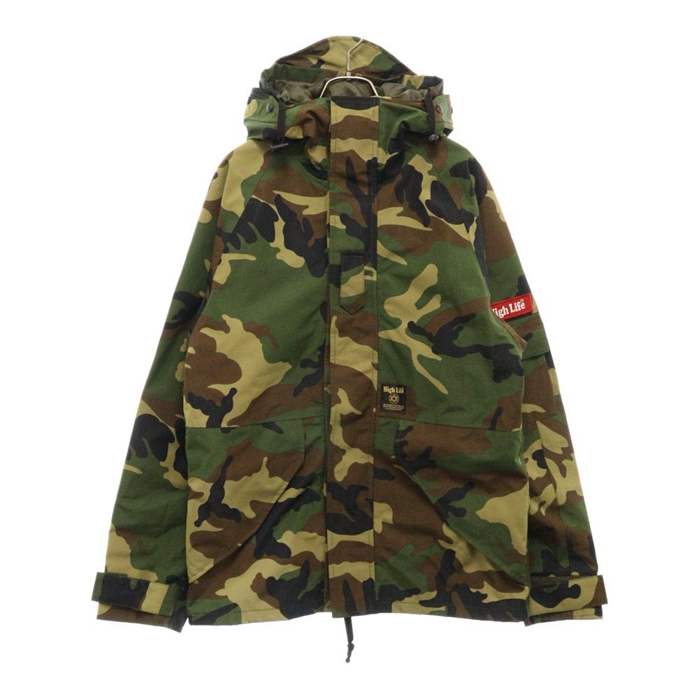 HIGH LIFE (ハイライフ) YMCL ECWCS 1st TYPE PARKA カモフラージュ マウンテンパーカー ジャケット カーキ/ブラウン