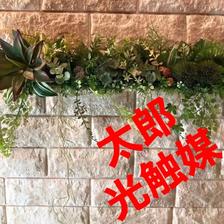 光触媒　人工観葉植物　ウォールグリーン　フェイクグリーン　壁掛け405558 人工観葉植物 光触媒 観葉植物 壁掛け フェイク オフィス