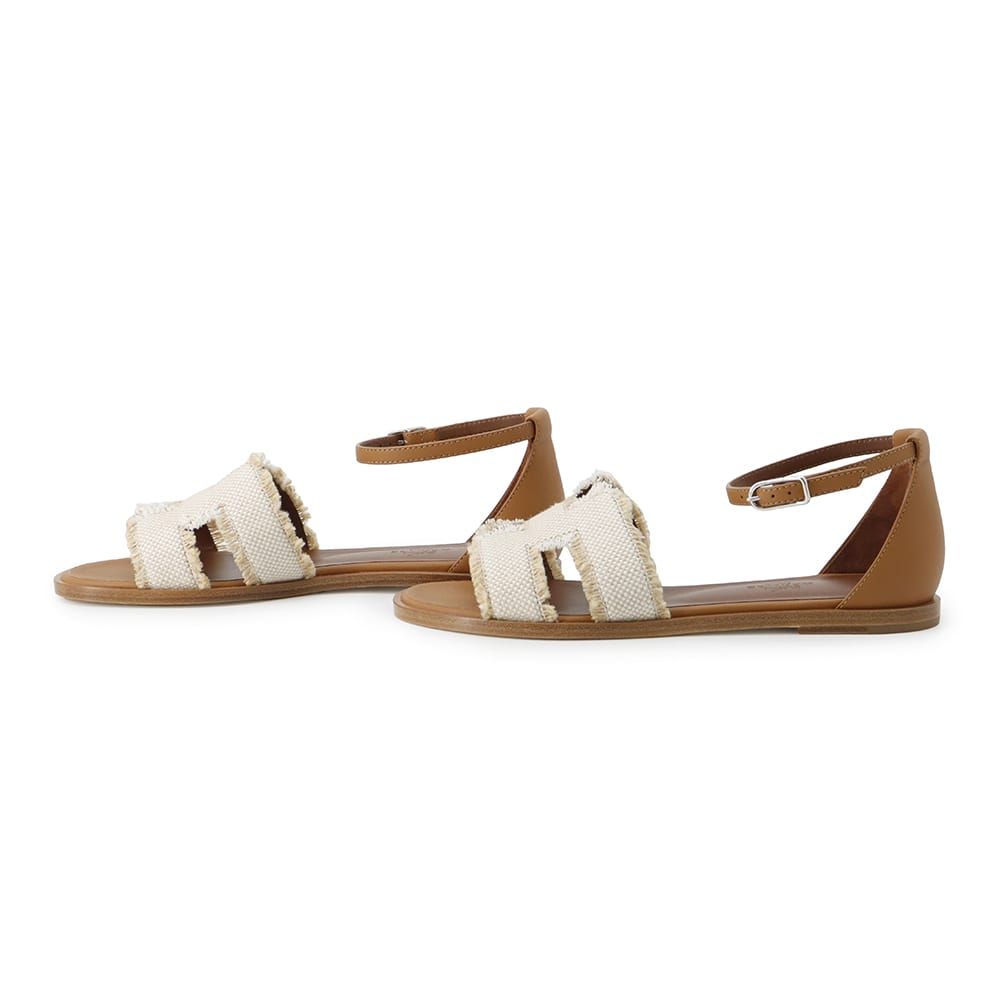 エルメス サンダル サントリーニ フランジ付き レディースサイズ37