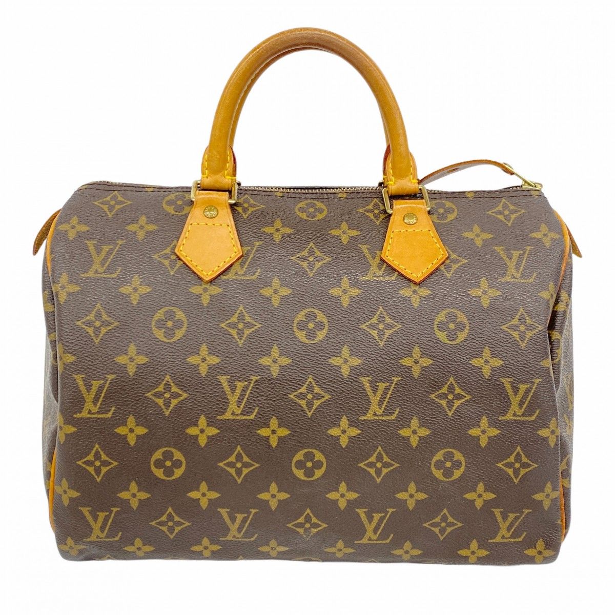 LOUIS VUITTON ハンドバッグ モノグラム スピーディ30 ブラウン LOUIS VUITTON オールドスピーディ30モノグラムボストン