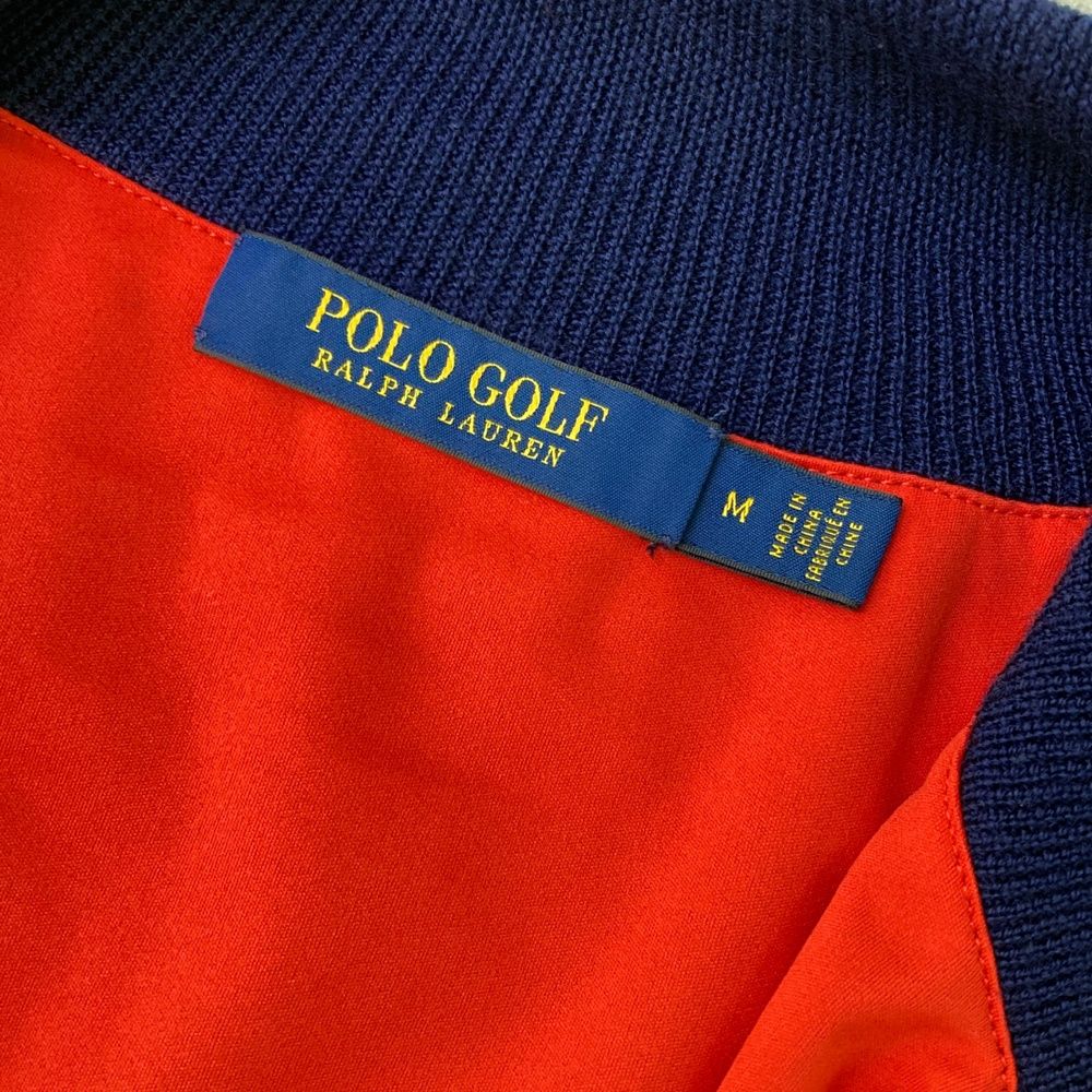 【即決】POLO GOLF ポロゴルフ ニットジャケット ネイビー系 L [240001240376]【中古】メンズ POLOGOLF ラルフローレン ポロゴルフ 長袖 ニットジャケット 総柄