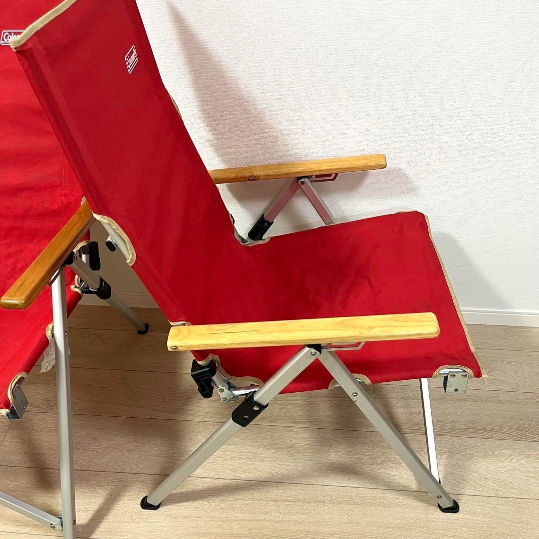 そ110【2脚セット】コールマン レイチェア レッド Coleman - メルカリ