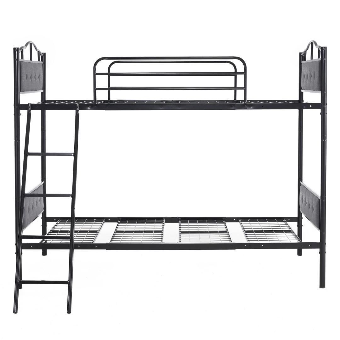 ブラック】 姫系 パイプベッド シングルベッド 収納 北欧風 子供