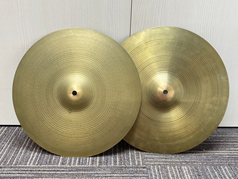 VINTAGE ZILDJIAN A 70 s 白ヌキロゴ NewBeat HiHats 14インチ