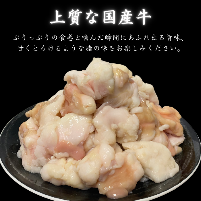 【お試しサイズ】国産牛　ホルモン600ｇ★もつ鍋・焼肉におすすめ★