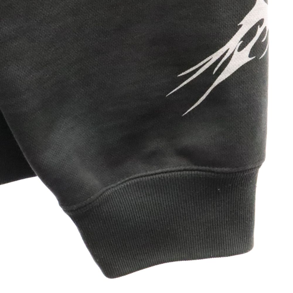 VETEMENTS ヴェトモン メタルパッチフーディ ブラック 新入荷】VETEMENTS ヴェトモン Oversized Printed Hoodie Metal