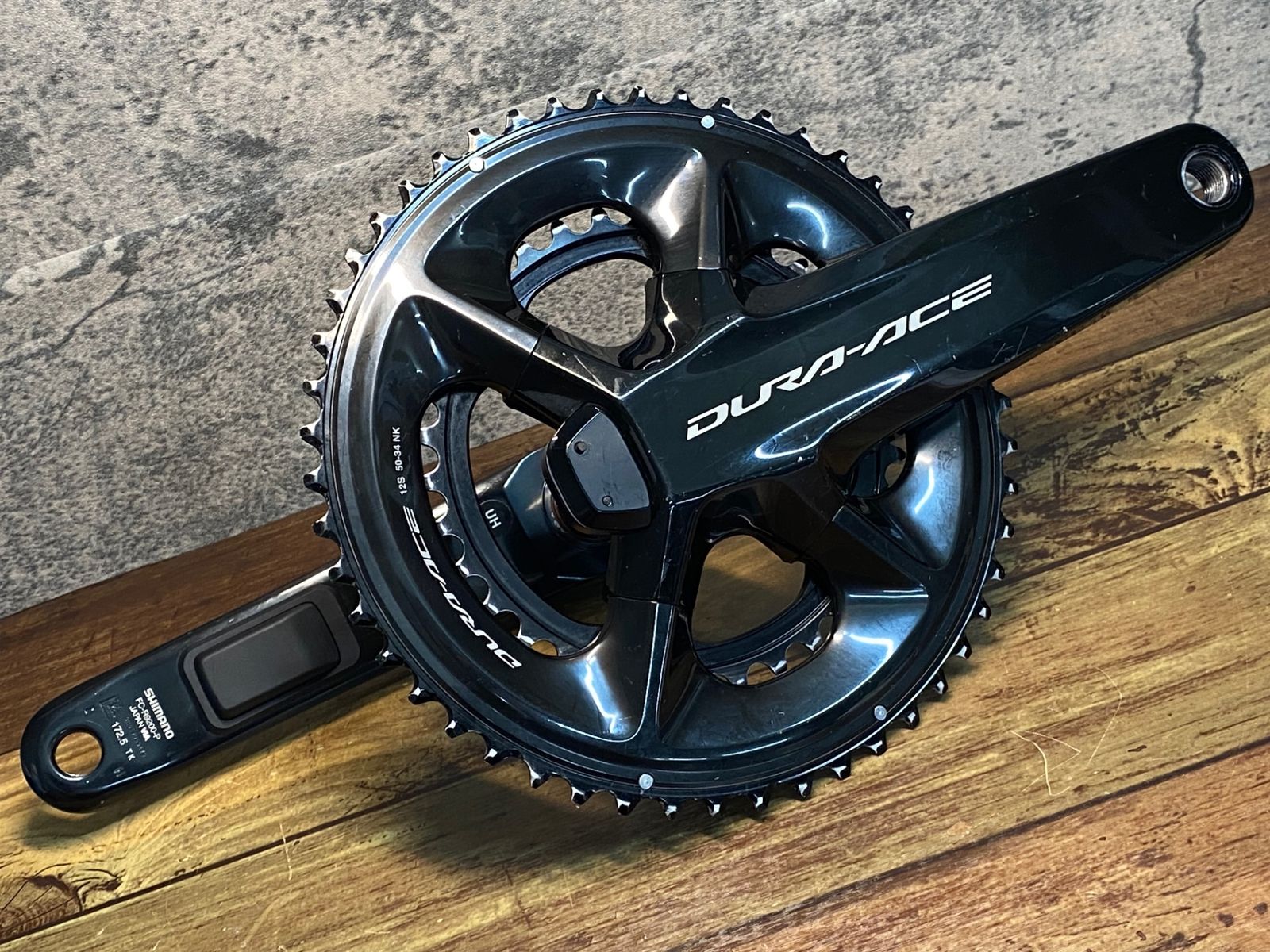 JB251 シマノ SHIMANO デュラエース DURA-ACE FC-R9200P クランクセット 172.5mm 50|34T 12S パワーメーター 両足計測 接続 済み