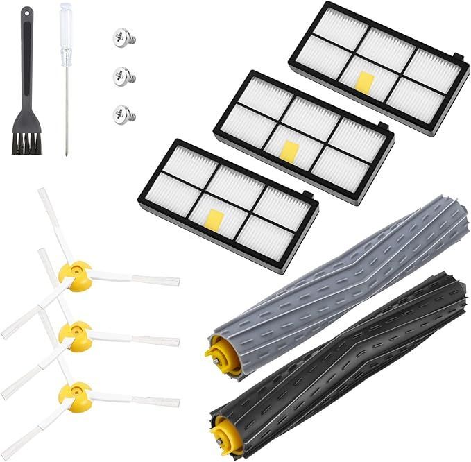 【在庫処分】ルンバ800 900シリーズと互換性のある消耗品セット 870 880 980 対応互換セット ブラシ フィルター 13点