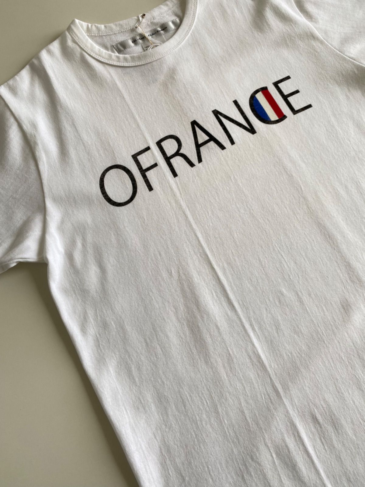 EEL プリント Tee E-19517 OFRANCE ホワイト M