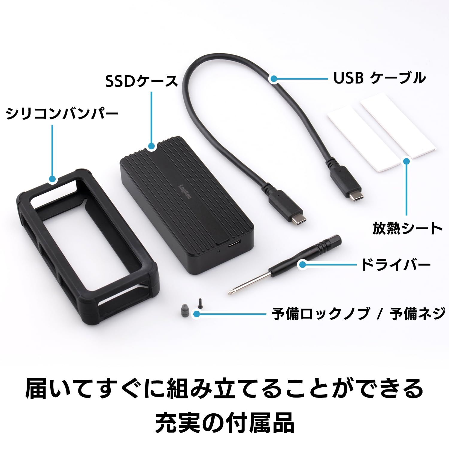 本日 ロジテックダイレクト USB 4 SSD ケース 外付け M.2 NVMe 読込3800MB|s M-Key B-M-Key 2280 | 2260 | 2242 | 2230 Type-C PCIe Gen3×2|Gen4 トンネリング 40Gbps 正規品激安大集合！