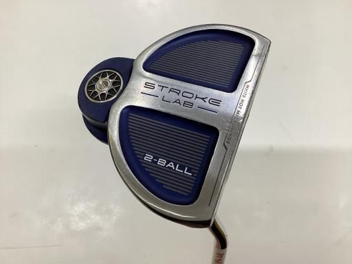 オデッセイ STROKE LAB 2-BALL シルバー ネイビー 31インチ レディース パター PT STROKE LAB フレックスその他 レディース 女性用 右利き 右用 Cランク ゴルフクラブ