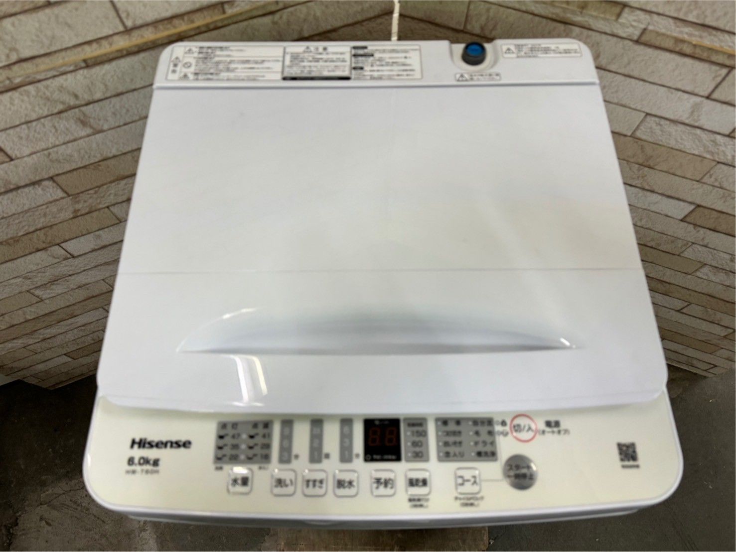 大阪送料無料☆3か月保障付き☆洗濯機☆ハイセンス☆6kg