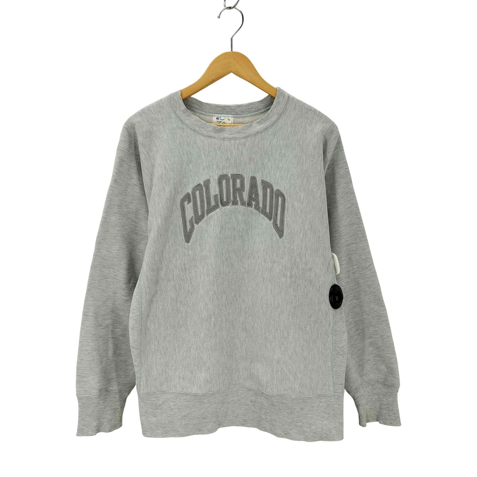 Champion(チャンピオン) 80s USA製 トリコタグ コロラド カレッジ アーチロゴ リバースウィーブクルーネックスウェット REVERSE WEAVE メンズ JPN：XL 【中古】【ブランド古着バズストア】 チャンピオン Champion 80s USA製 トリコタグ コロラド カレッジ