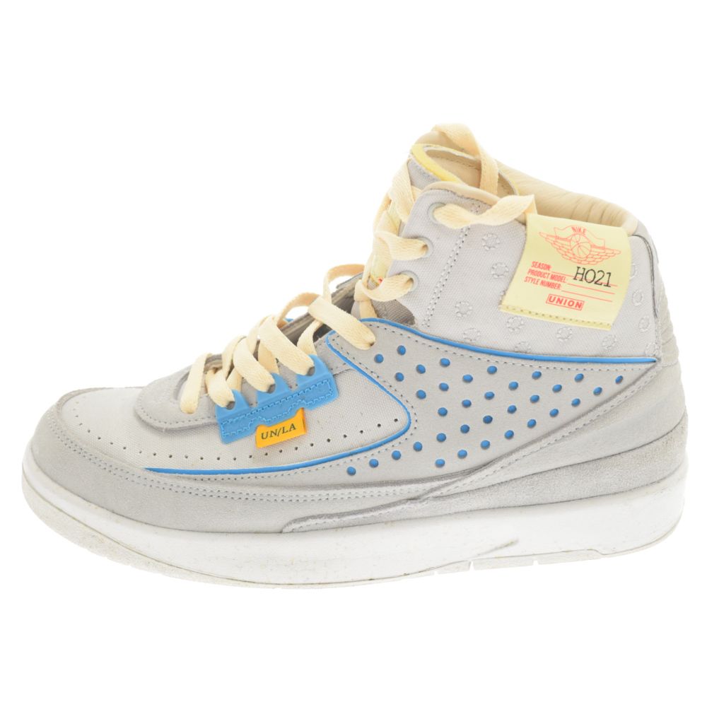 NIKE (ナイキ) × UNION AIR JORDAN 2 RETRO SP DN3802-001×ユニオンエアジョーダン2 レトロハイ  ハイカットスニーカー シューズ グレー US7/25.0cm - メルカリ