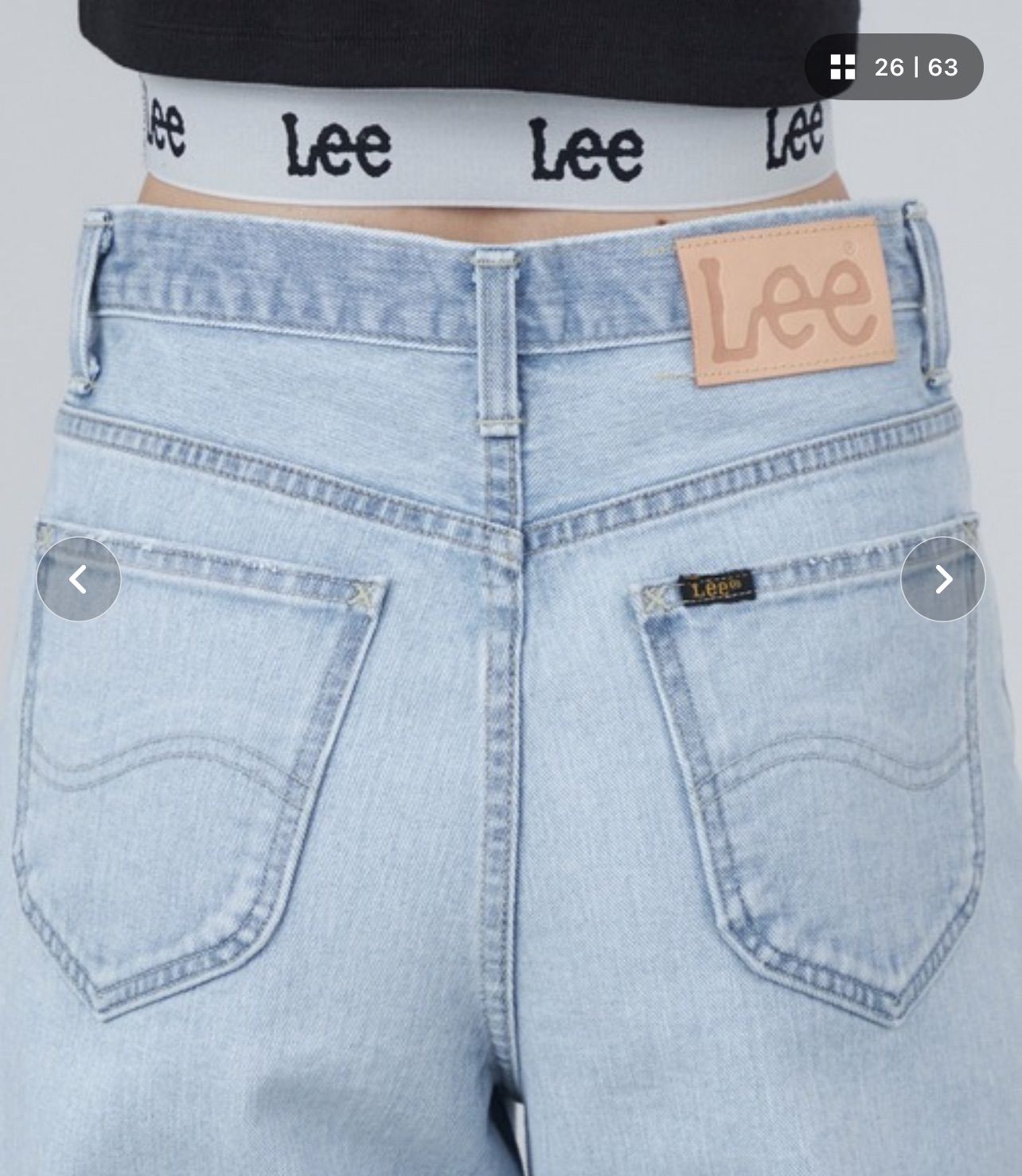 新品タグ付きLee/リー STANDARD WARDROBE ストレートデニムパンツ14000円