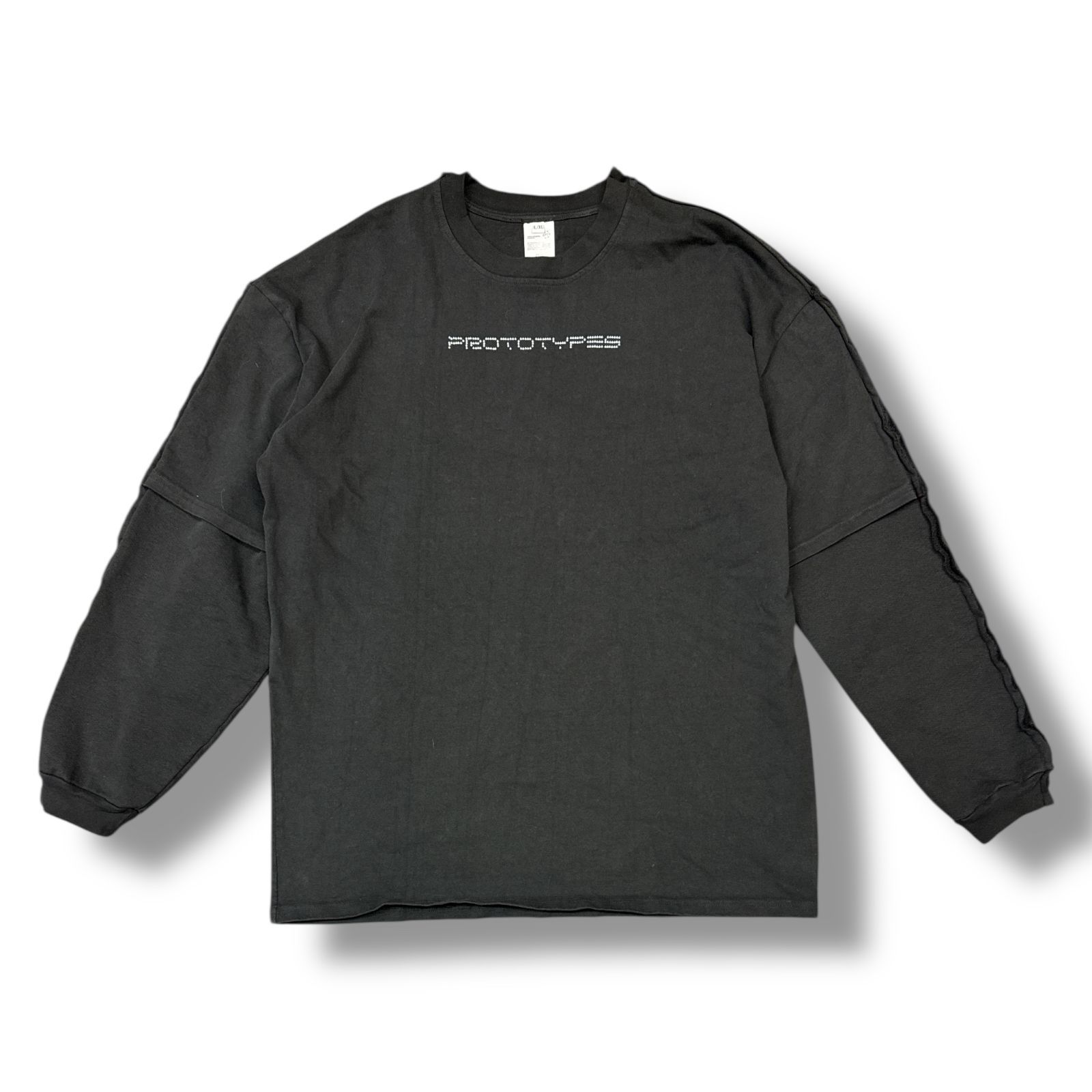 PROTOTYPES スタッズロゴカットソー 長袖Tシャツ スウェット