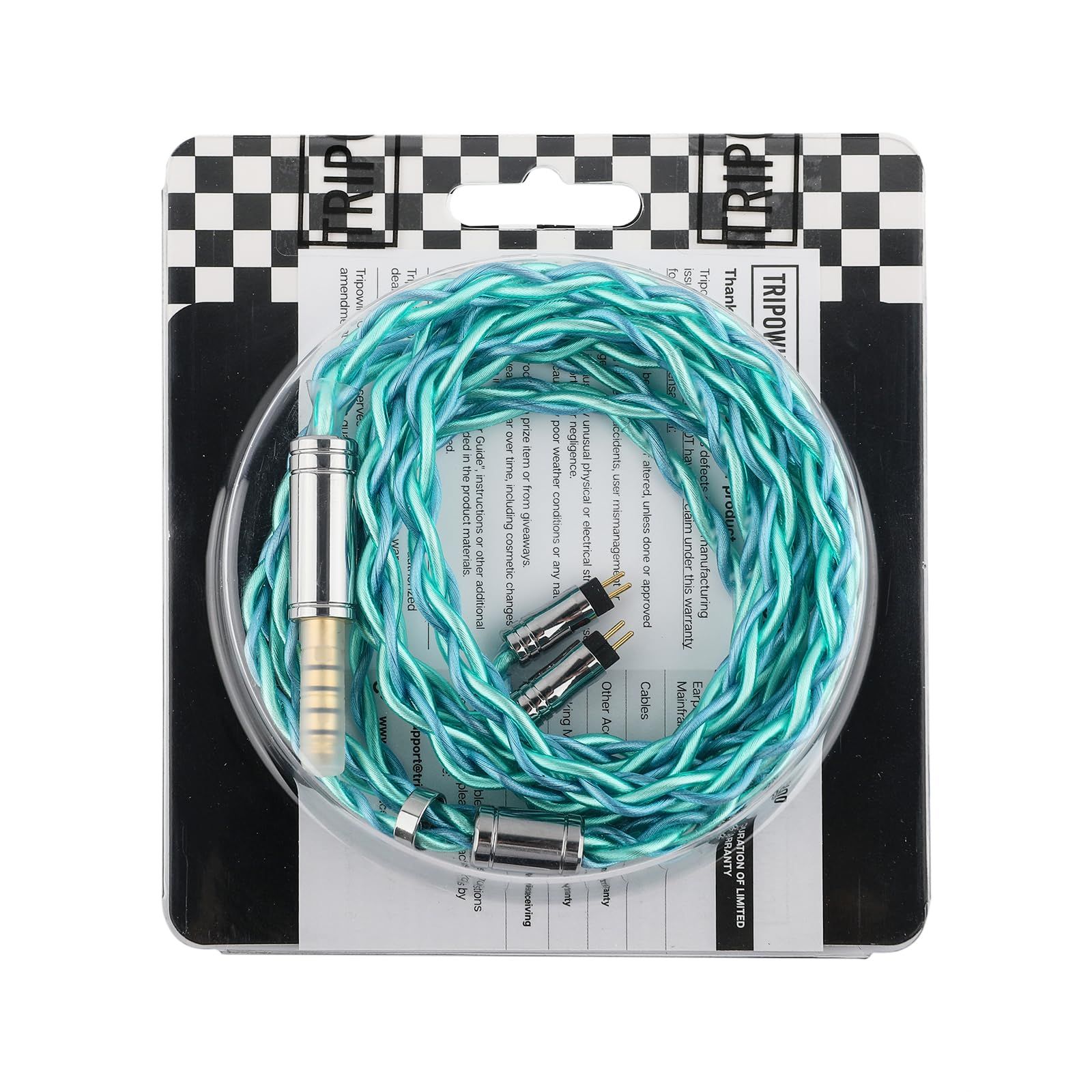 Linsoul TRIPOWION Auroraイヤホンアップグレードケーブル 3.5MM|4.4MMの非磁性ステンレス鋼とアルミ合金の筒状の外殻 三つの周波数帯域が均衡した素晴らしい体験 中高音が非常に甘美で耳に残り 有効的にイヤホンの音質表現を向上さ