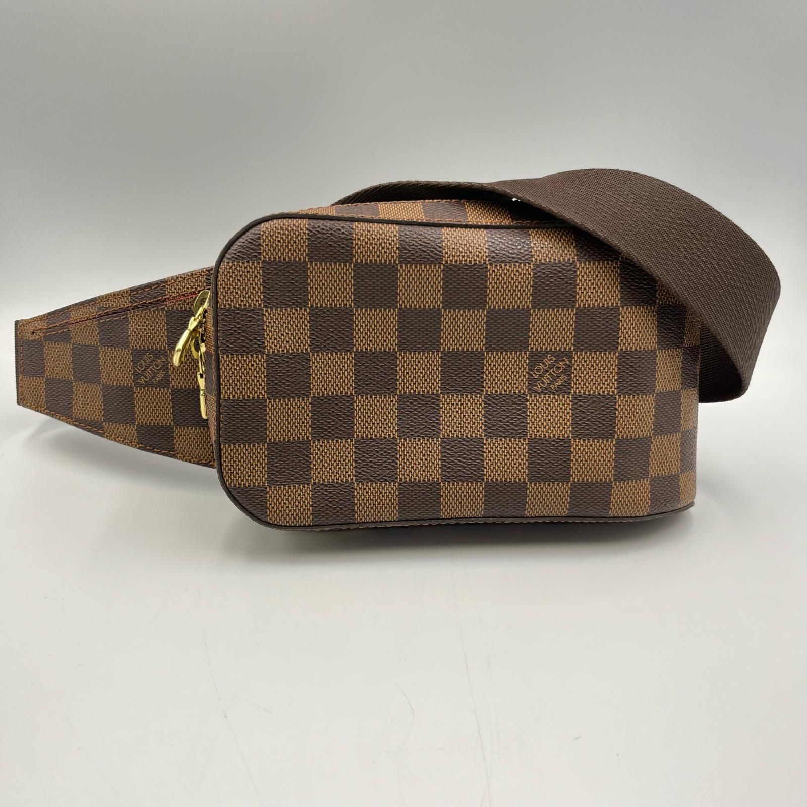 ルイヴィトン LOUIS VUITTON ボディバッグ ジェロニモス N51994 ダミエキャンバス ブラウン系 メンズ