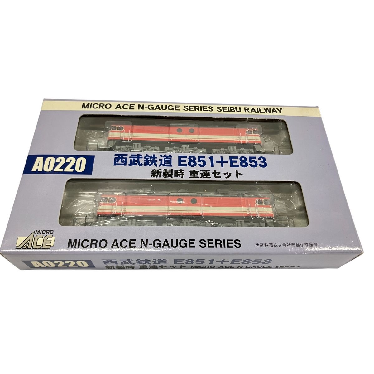 MICROACE 西武鉄道E851+E853 重連セットライト点灯動力動作確認済 MICROACE 西武鉄道E851+E853 重連セットライト点灯動力動作確認