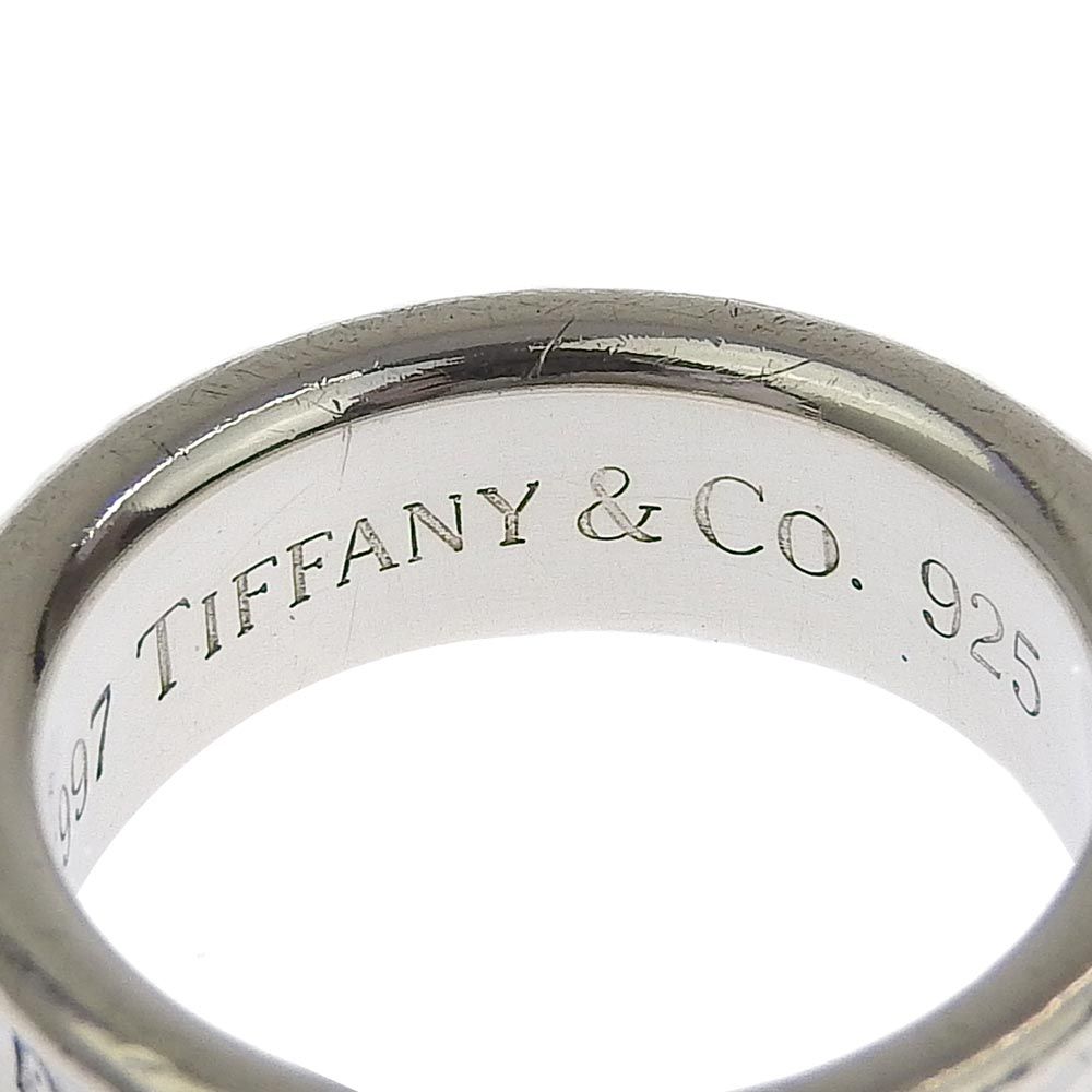 ティファニー 13号 ナロー ワイド リング 指輪 1837 シルバー925 ティファニー TIFFANY&Co. 925 1837 ナローリング 13号 リング