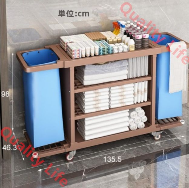 ホテル クリーニングカート多用途