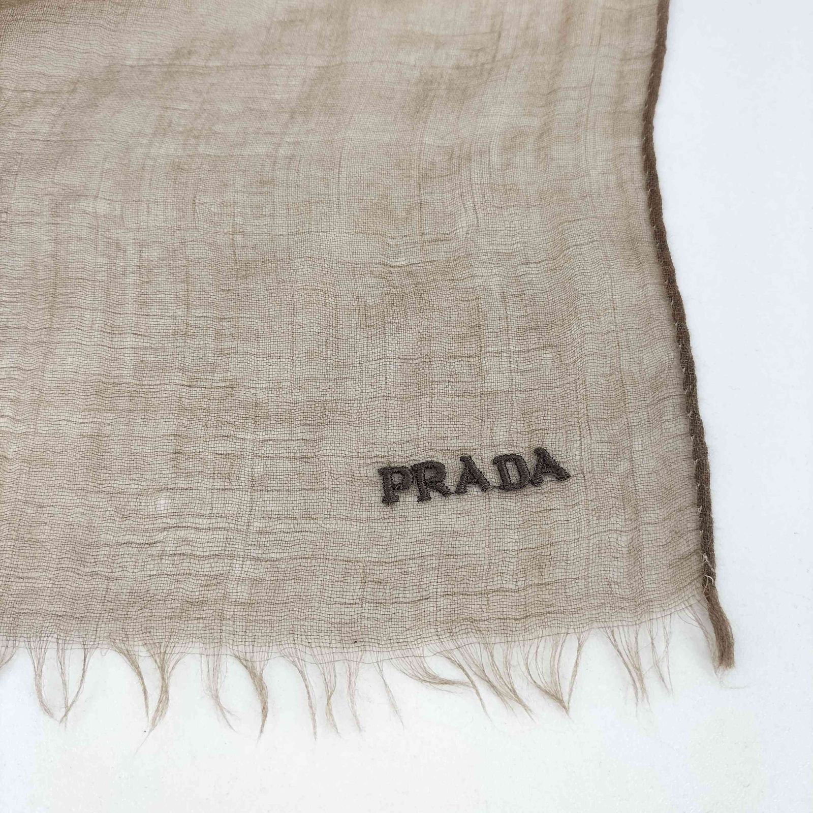 プラダ PRADA カシミヤ グラデーションスカーフ レディース 表記無  