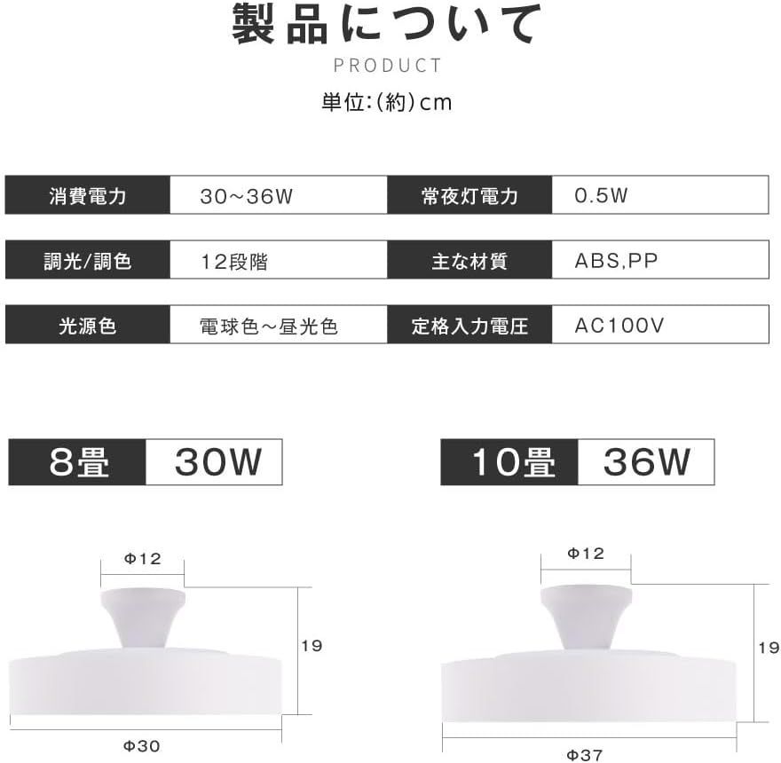 シーリングライト LED ライト 10畳 36W 常夜灯モード 天井 ledライト