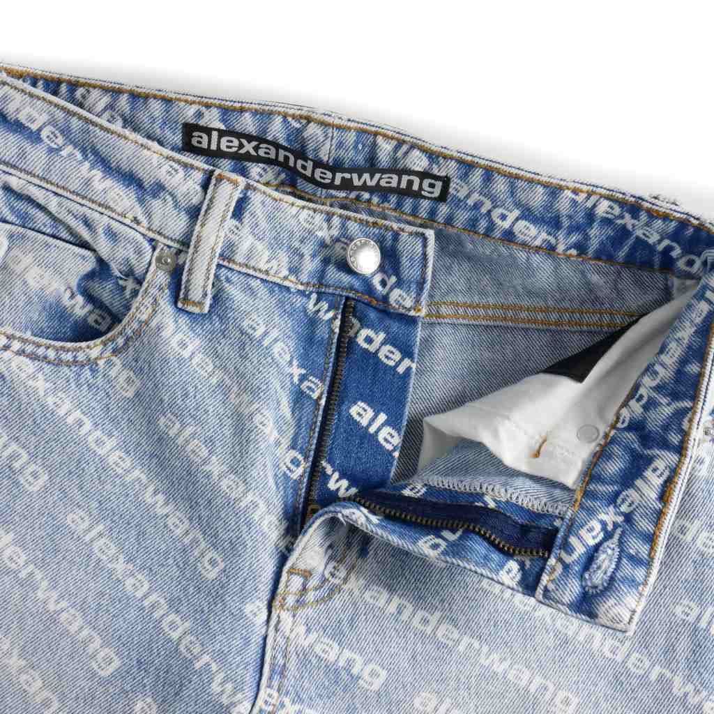 アレキサンダーワン ALEXANDER WANG グラデーション ロゴ スキニー 