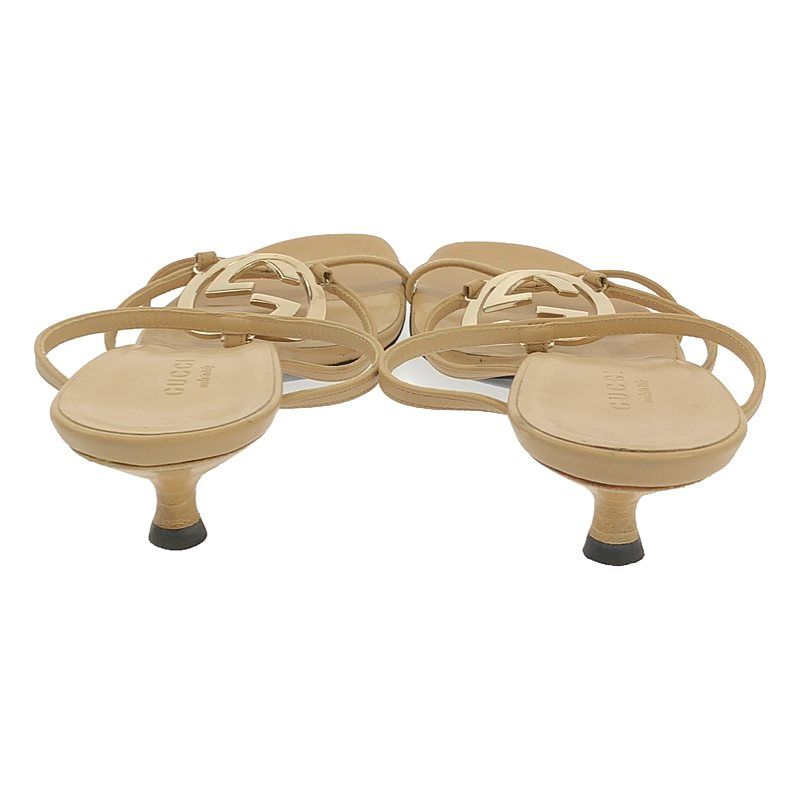 GUCCI / グッチ | インターロッキングG メタルバックル レザー