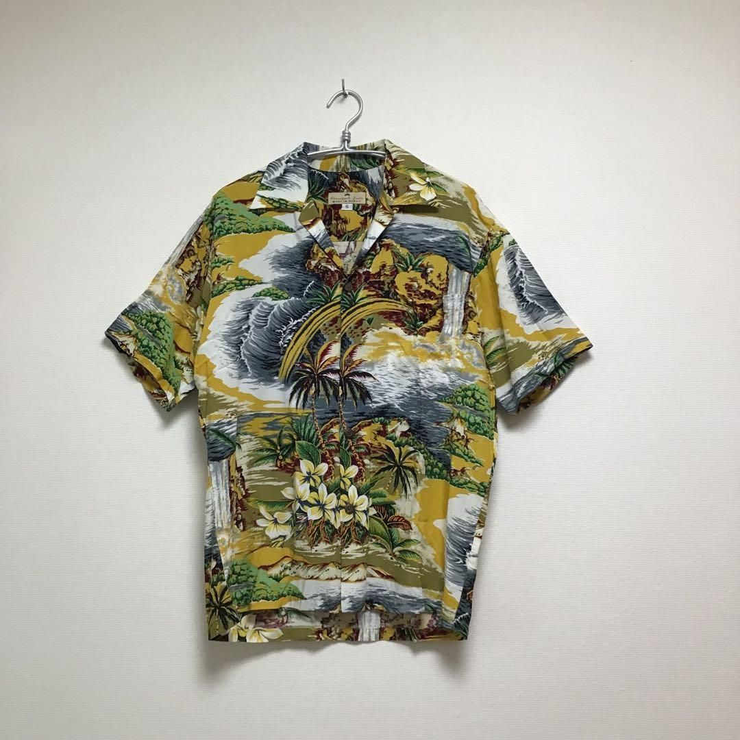 PINEAPPLE JUCE パイナップルジュース アロハシャツ サイズS