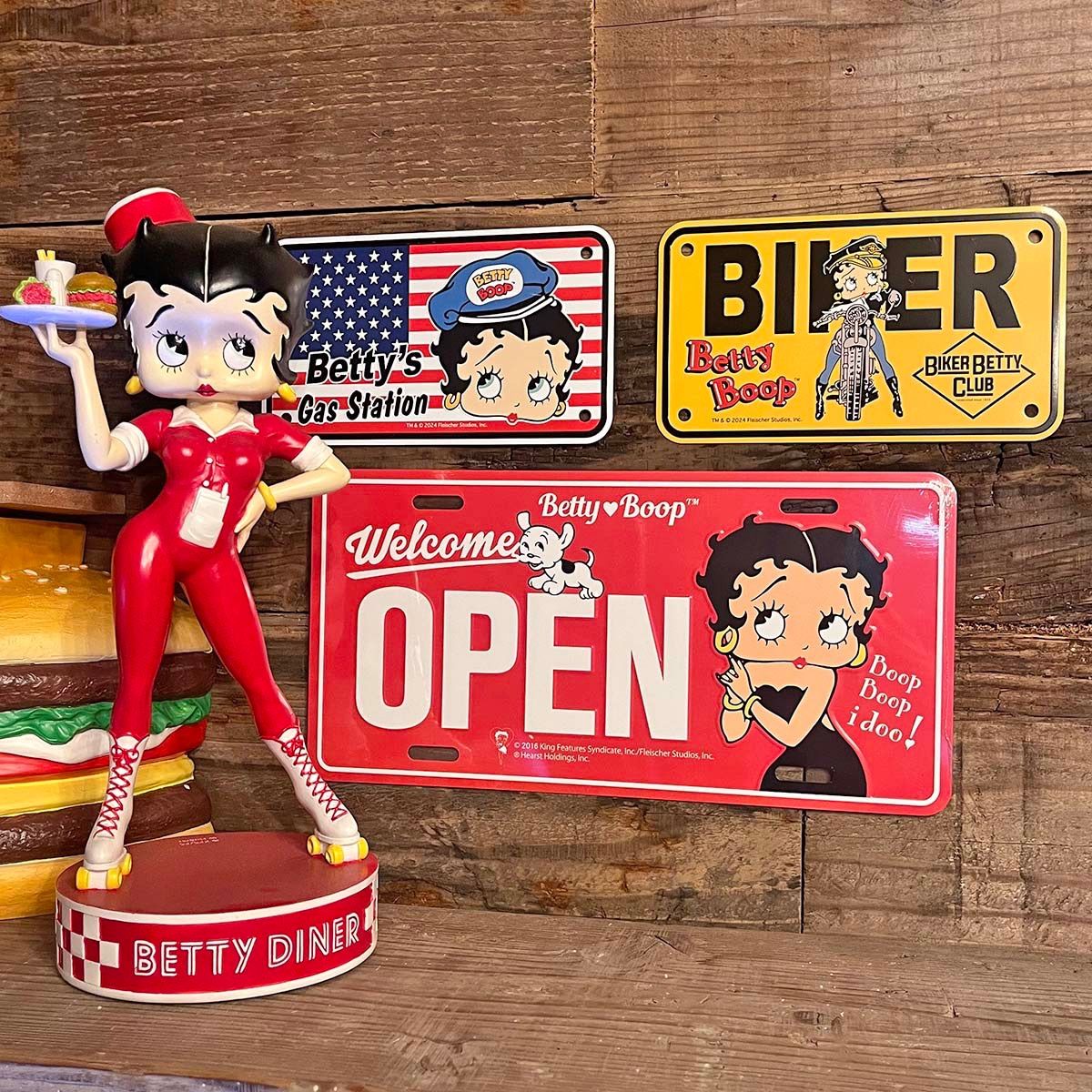 Betty 色っぽかっ Boop ベティブープ メタルプレート ディスプレイ アメリカン C