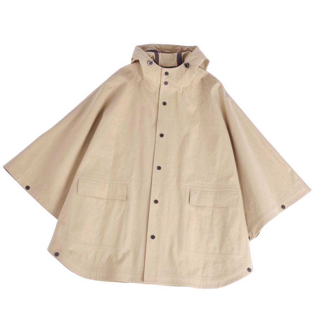 極美品 エルメス HERMES コート アリュール ポンチョ ボンディング  