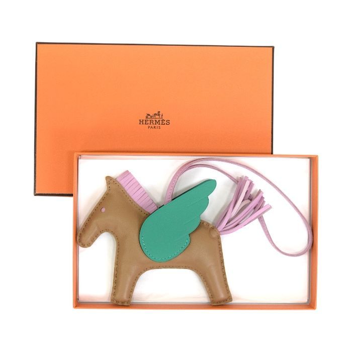 エルメス HERMES ペガサス MM アニョーミロ (ラムスキン) レザー