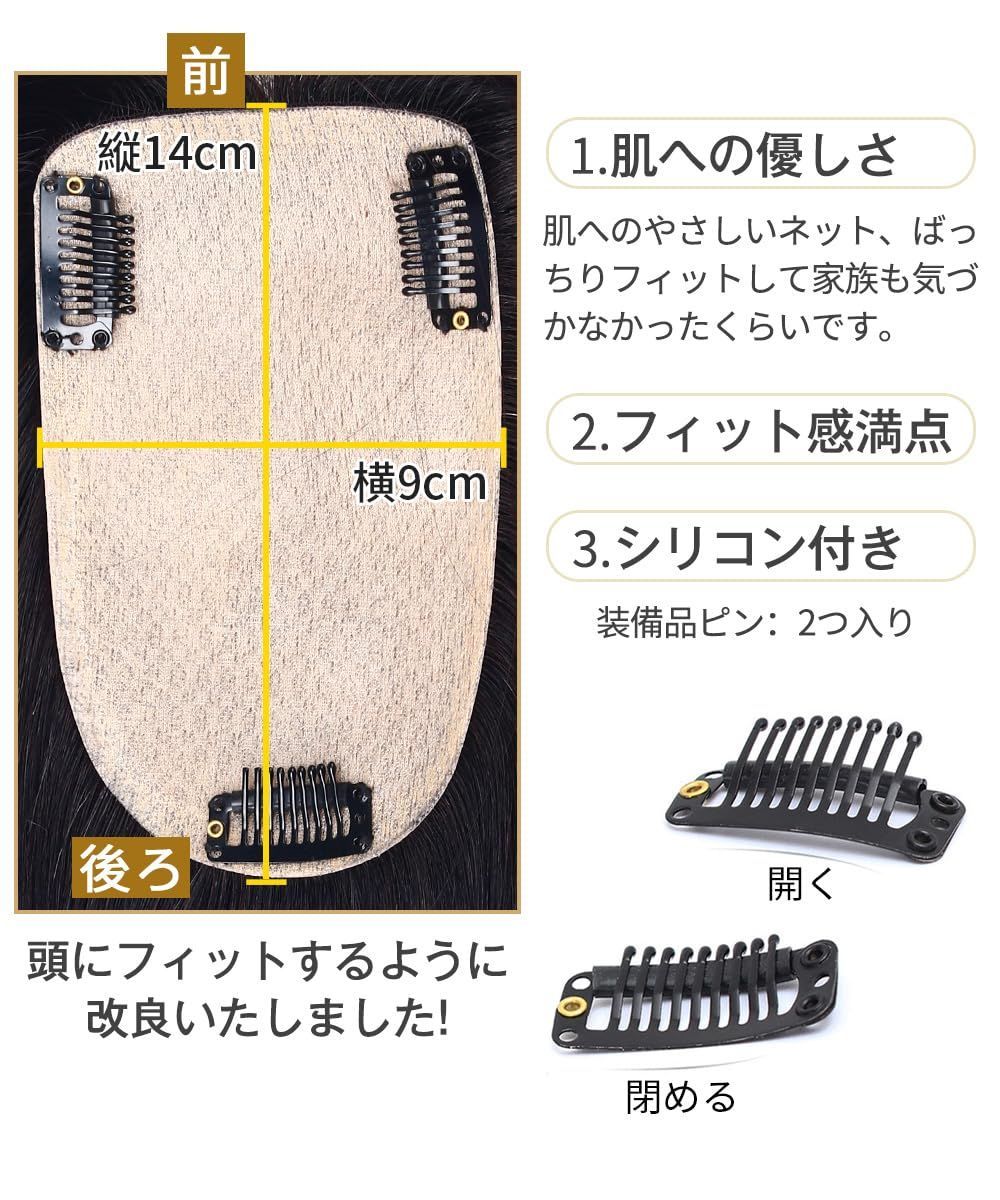 HIYE 部分ウィッグ