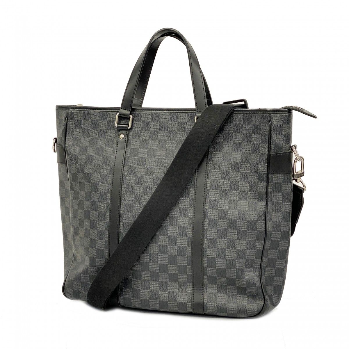 バーバリーブラックレーベル　ビジネスバッグ　2way　ノバチェック　プレートロゴ j444050053.jpg