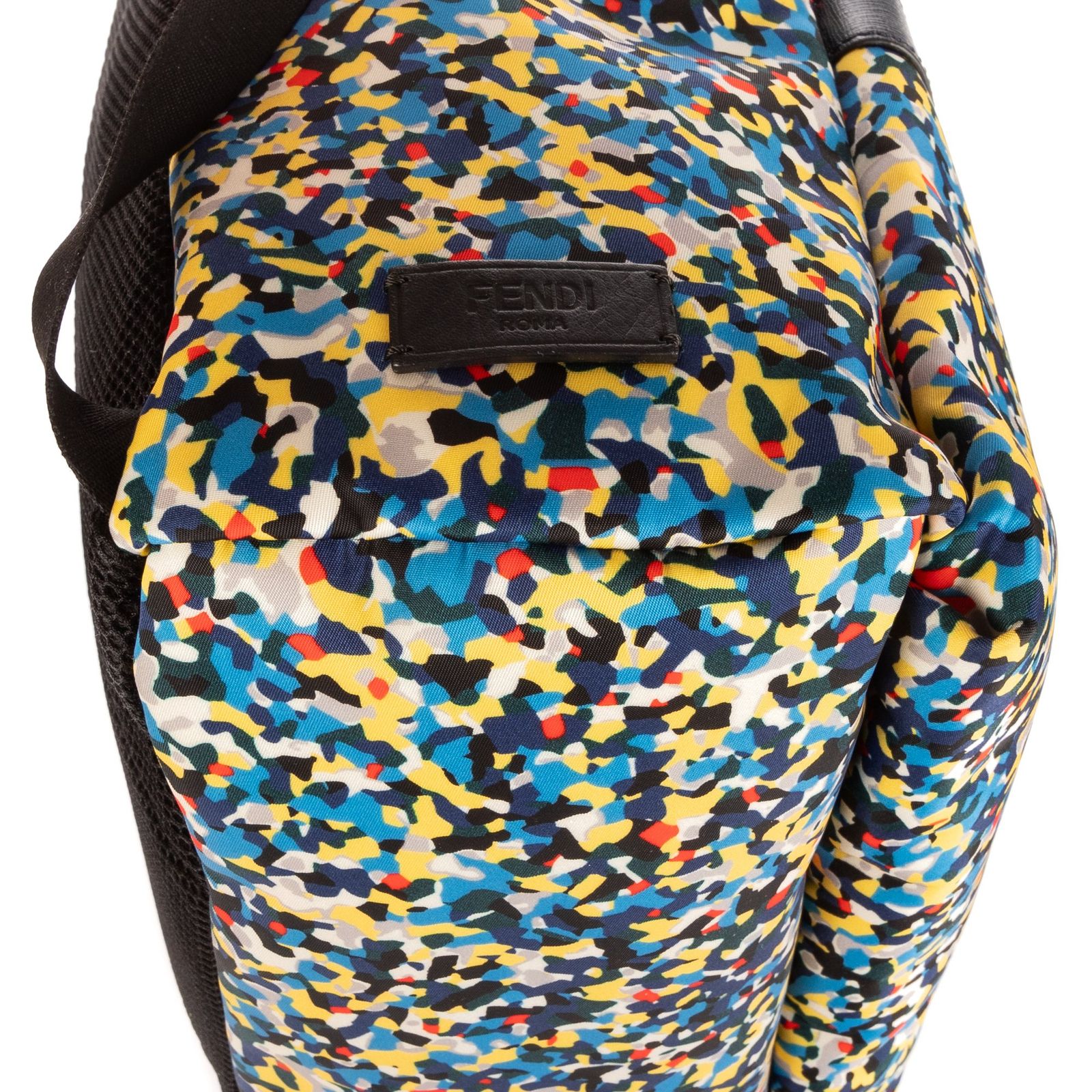 バックパック青 黄色