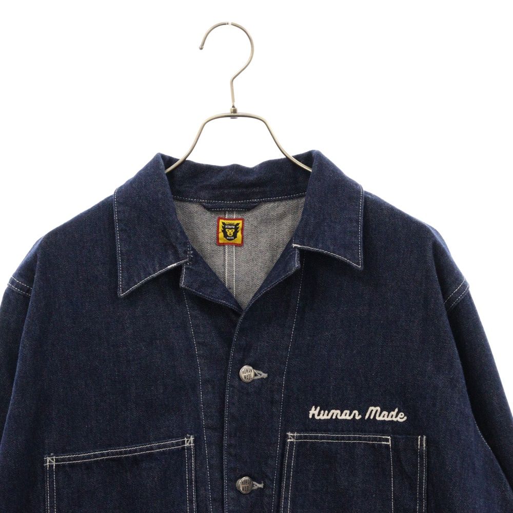 HUMAN MADE (ヒューマンメイド) DENIM SHORT COVERALL JACKET デニム