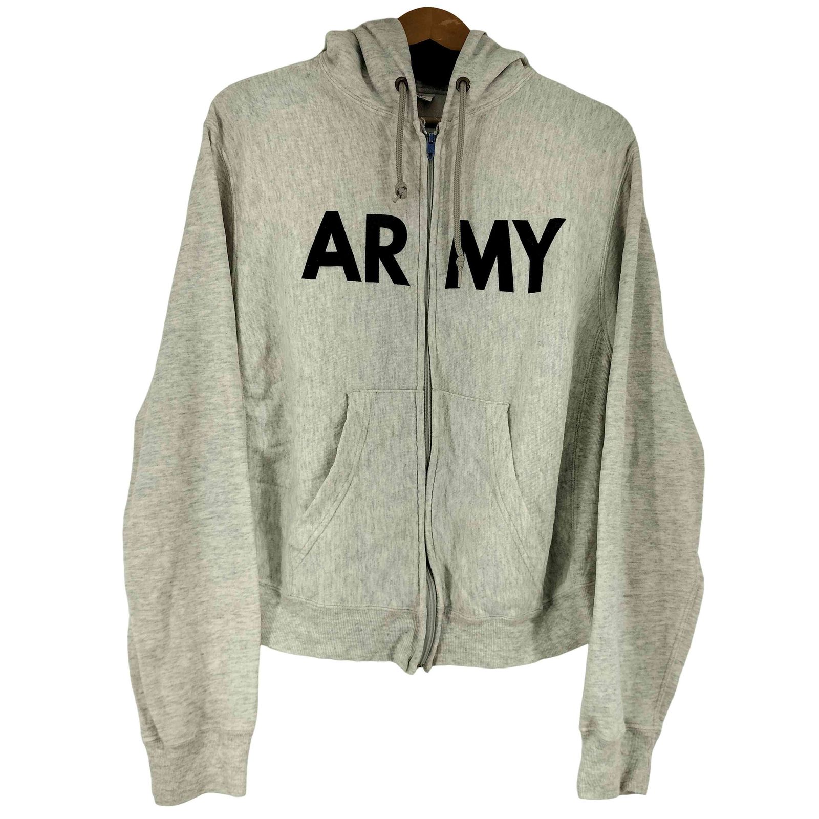 ユーエスアーミー U.S. ARMY 91年製 SWEATSHIRT HOODED TALONジップ 
