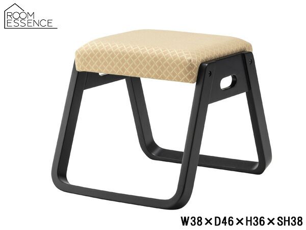 東谷 スタッキングスツール オレンジ W38×D46×H36×SH38 BC-110FOR お座敷 法事 スタッキング 和室 一人掛け メーカー直送 送料無料