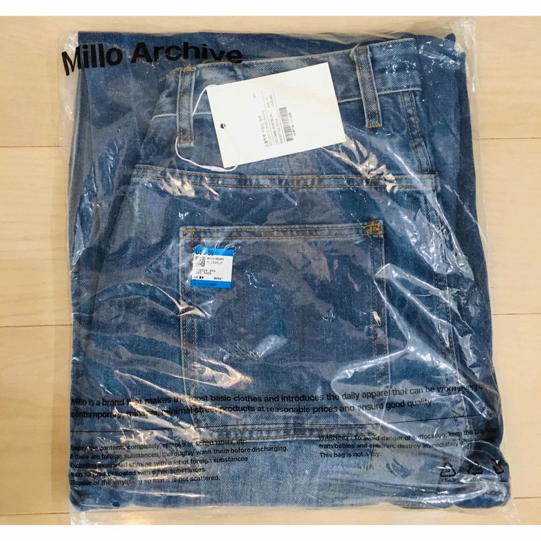 MILLO ARCHIVEミロアーカイブ リフレクトカーブデニムパンツ 韓国 MILLO ARCHIVEミロアーカイブ リフレクトカーブデニムパンツ