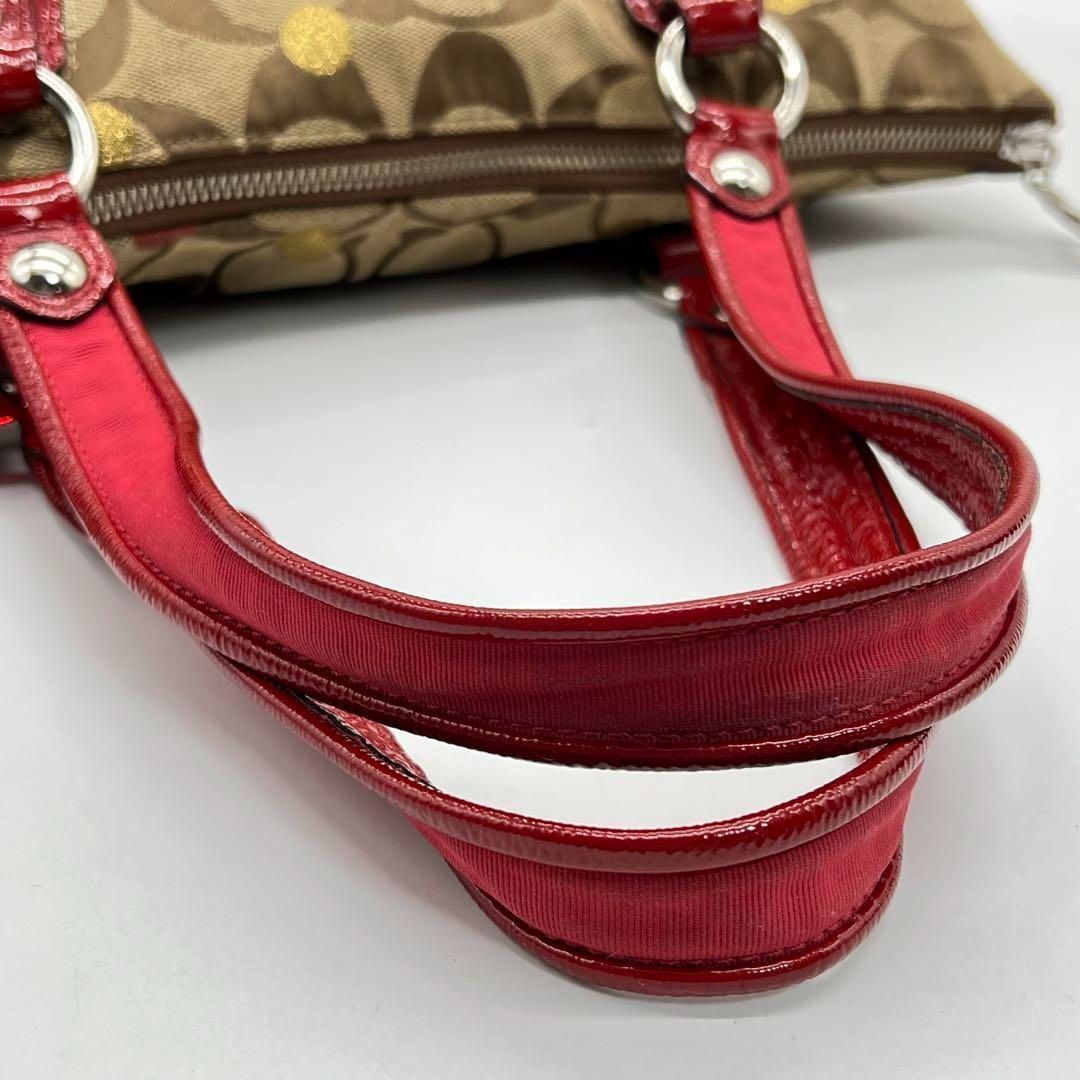 ✨️良品✨️COACH ポピー シグネチャー トートバッグ