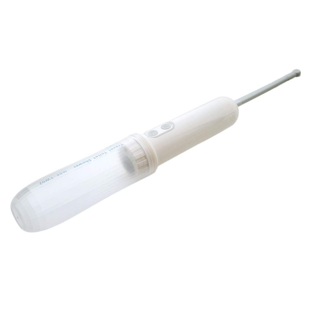 超激得，最新作 新品 ミヨシ 旅人専科 電動式トラベルトイレシャワ- ホワイト MBK-TW02/WH MBK-TW02/WH UVケア用品