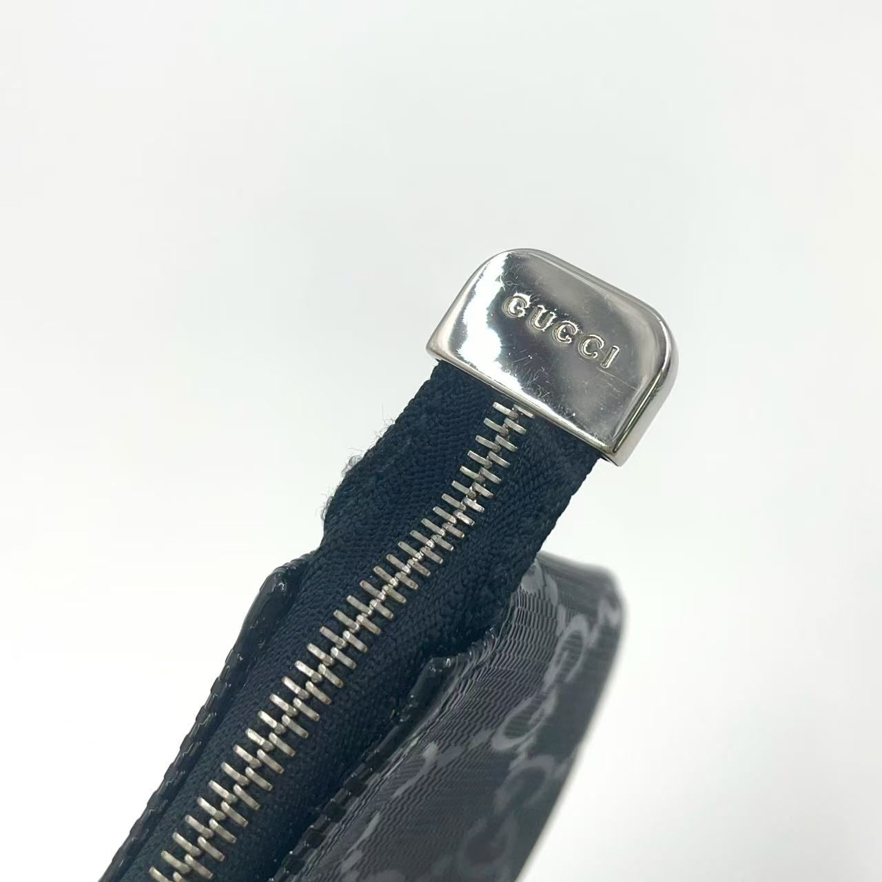 GUCCI コインケース GUCCI インプリメ キーリング付 PVC ブラック コインケース