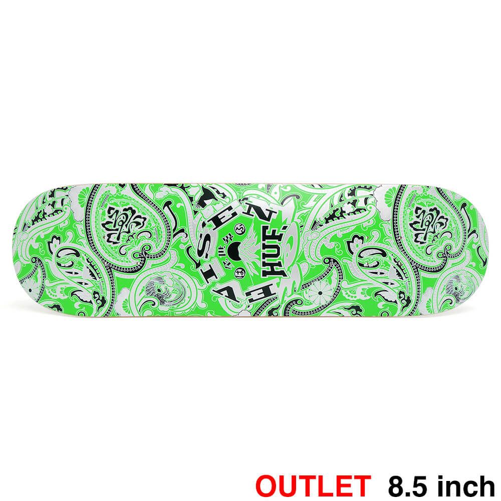 アウトレット価格 14 300円 → 11 990円 EVISEN DECK エビセン デッキ HUF X EVISEN PAISLEY 8.5 デッキテープ貼り スケートボード スケボー